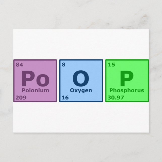Kacken Sie Postkarte (Vorderseite)