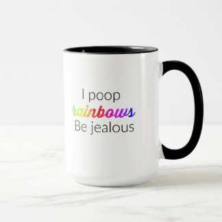 Kacken Sie Regenbogen Tasse