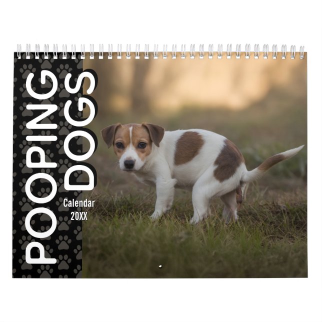 Kackend Hunde Kalender 2026 (Titelbild)