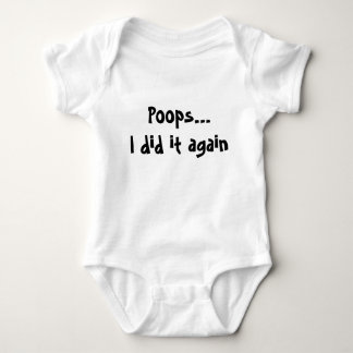 Kackt… mich wiederholte es! baby strampler