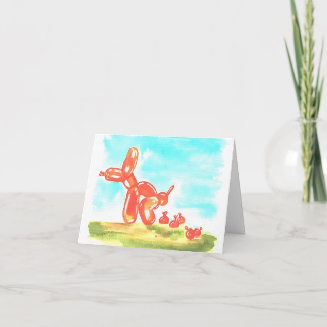 Kacktest oder Pop Dankeskarte (Vorderseite)