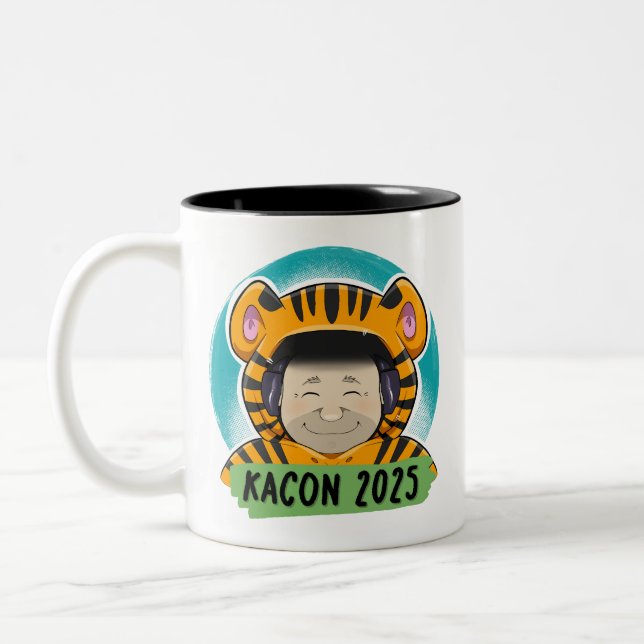 KACON 2025 Offizielles Shirt Zweifarbige Tasse (Links)