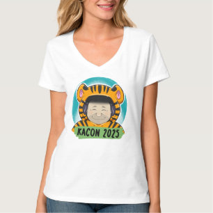 KACON 2025 Offizielles V-Neck-Shirt T-Shirt