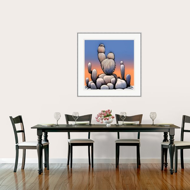 Kactus II - Art Print Poster (Cactus II.
Artist: Roger Smith)