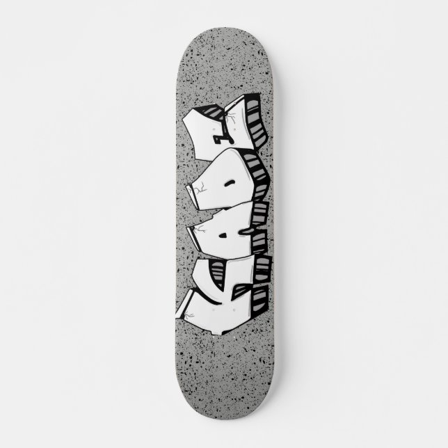 Kade Graffiti Custom Personalisiert Skateboard (Vorne)