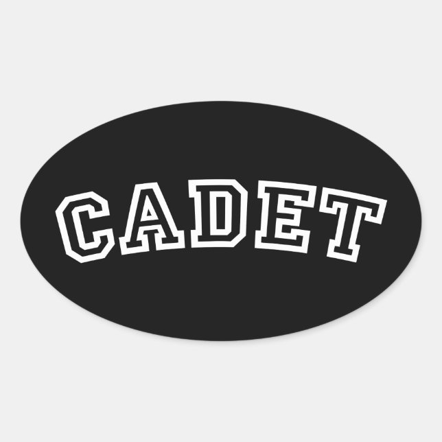 KADET OVALER AUFKLEBER (Vorderseite)
