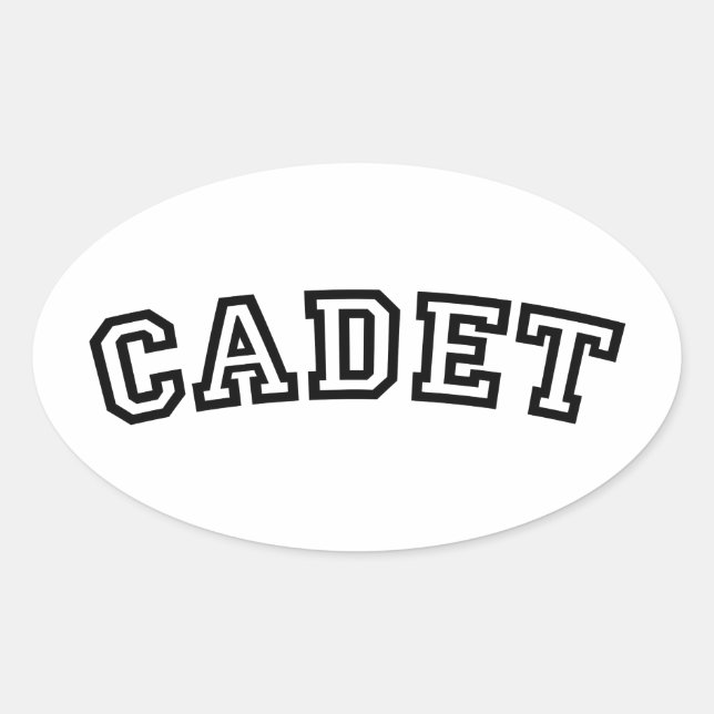 KADET OVALER AUFKLEBER (Vorderseite)