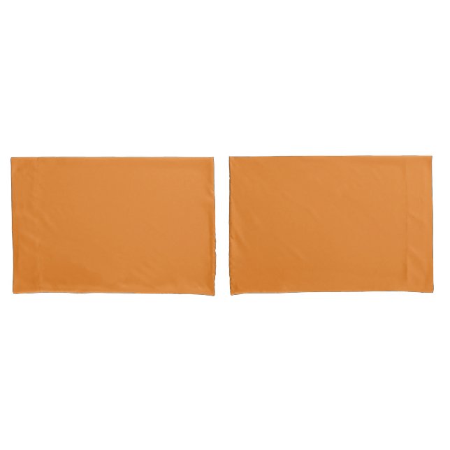 Kadmiumorange (einfarbig)  kissenbezug (Vorderseite-Set)