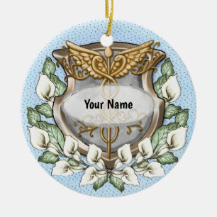 Kadukeus Keramik Ornament