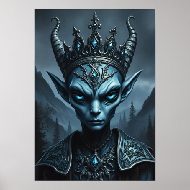 Kael’Thar, der König der Leere – Dark Fantasy Post Poster (Vorne)