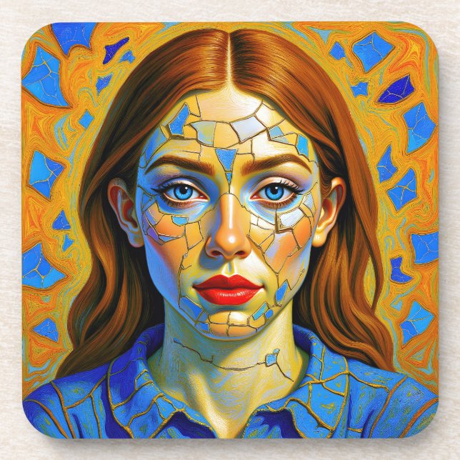 “Kaela” - Pattern of a Past Getränkeuntersetzer (Vorderseite)