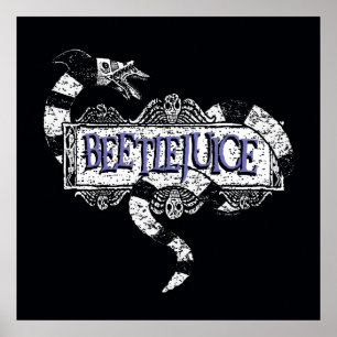 Käfer   Auf dem Beetlesaflogo eingepackter Sandwur Poster