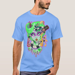 Käfer-Babe-Saft Halloween-Geist-Ghul-Spooky T-Shirt