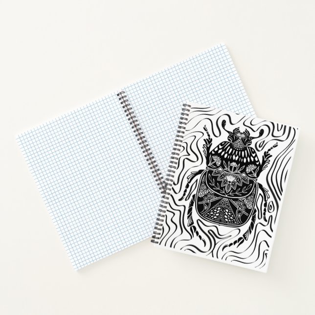 Käfer-Box-Notizbuch Notizbuch (Innenseite)
