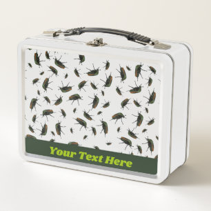 Käfer-Bug-Lunch-Box - Optionale Personalisierung Metall Brotdose