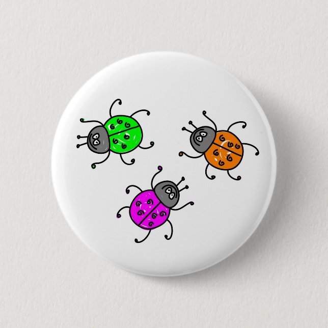 Käfer Button (Vorderseite)