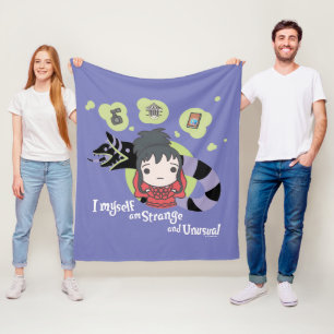 Käfer Chibi Lydia "Seltsam und ungewöhnlich" Fleecedecke