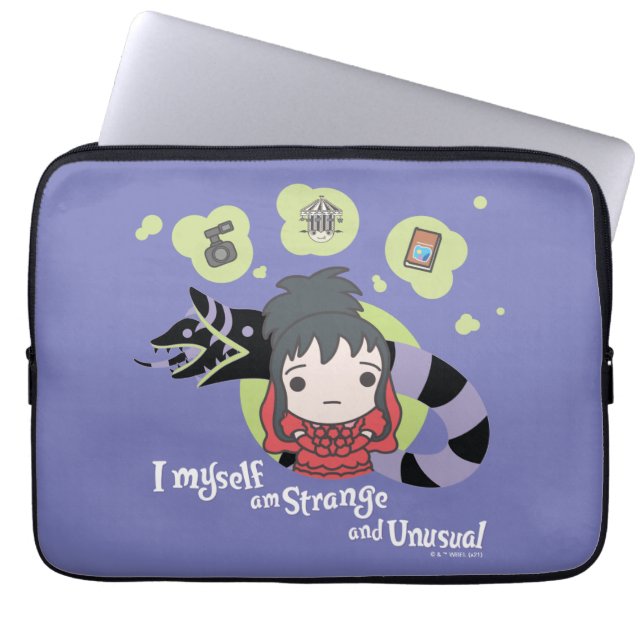 Käfer | Chibi Lydia &quot;Seltsam und ungewöhnlich&quot; Laptopschutzhülle (Vorderseite)