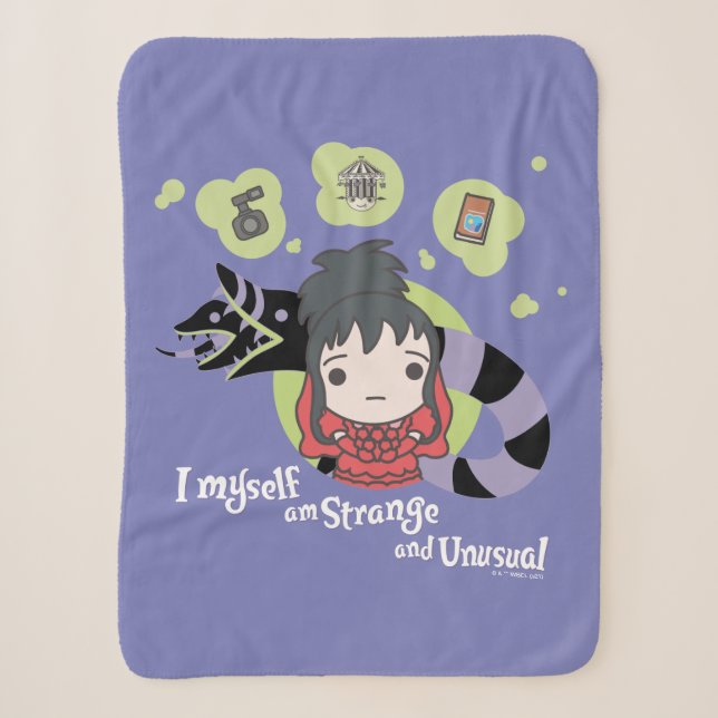 Käfer | Chibi Lydia "Seltsam und ungewöhnlich" Sherpadecke (Vorderseite)
