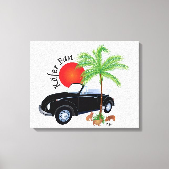 Käfer Fan Leinwanddruck (Vorderseite)