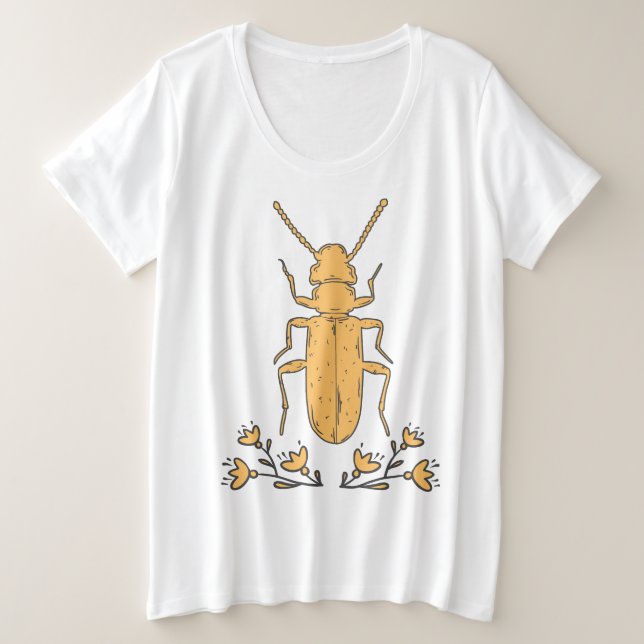 Käfer Große Größe T-Shirt (Design vorne)