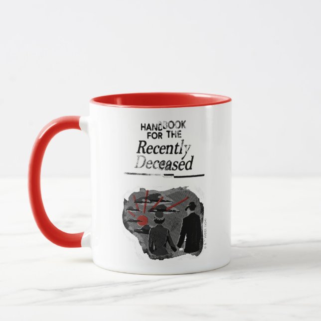 Käfer | Handbuch für jüngst verstorbene Personen Tasse (Links)
