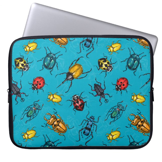 Käfer Laptopschutzhülle (Vorderseite)