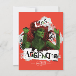 Käfer | Miss Argentinien Mitteilungskarte