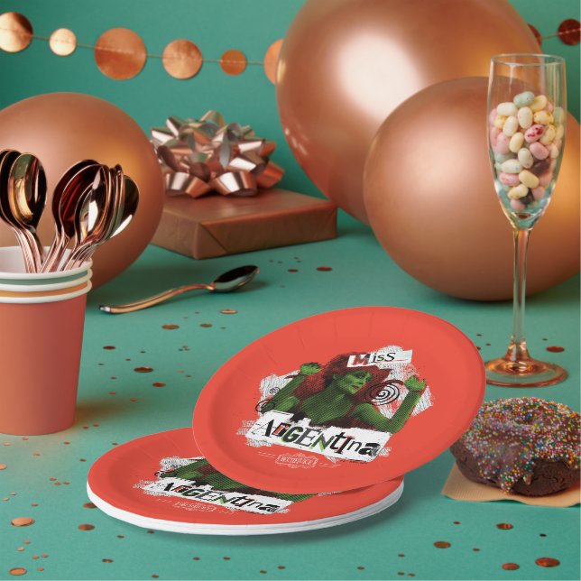 Käfer | Miss Argentinien Pappteller (Multi)