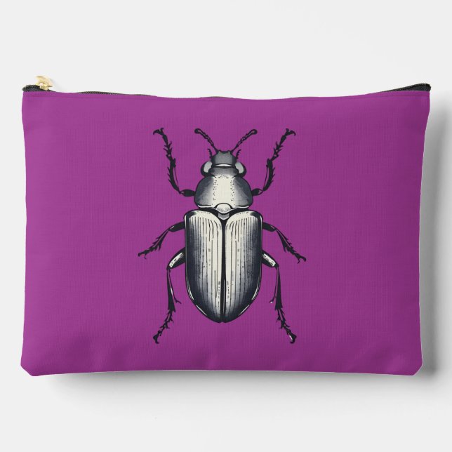 Käfer mit Initialen Zubehörtasche (Vorderseite)