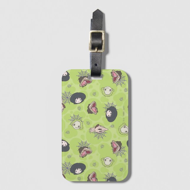 Käfer | Niedliches Chibi Toss Pattern Gepäckanhänger (Vorderseite Vertikal)