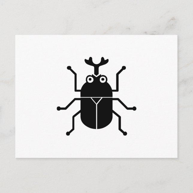 Käfer Postkarte (Vorderseite)
