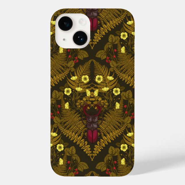 Käfer und Farne Case-Mate iPhone 14 Hülle (Rückseite)