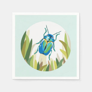 Käfer-Wanzen-Insekten-Papierservietten-Party im Serviette