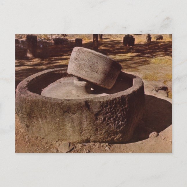 Kafernaum, Galiläa, Millstone Postkarte (Vorderseite)