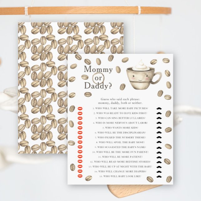 Kaffe-Baby-Party - Mommy-oder-Daddy-Spiel (Von Creator hochgeladen)
