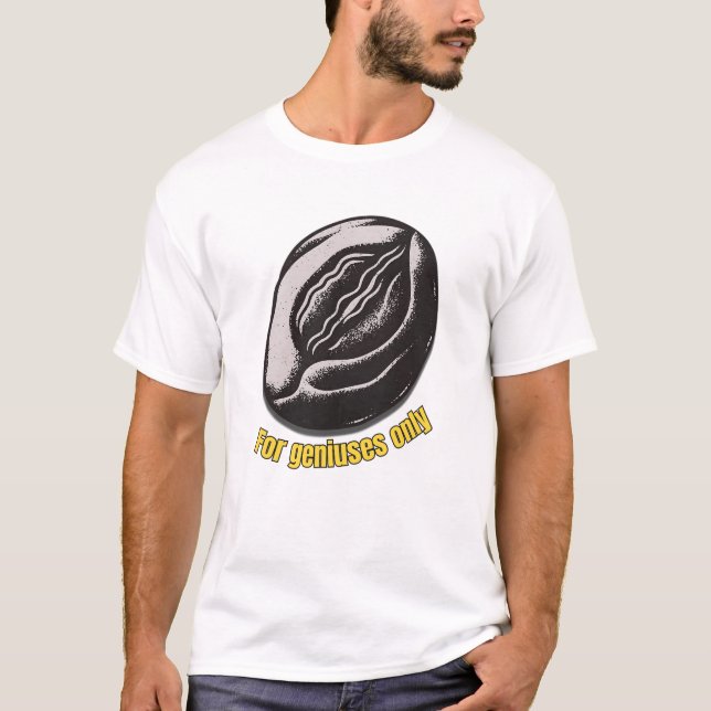 Kaffe für Genies Herren Basic T-Shirt (Vorderseite)