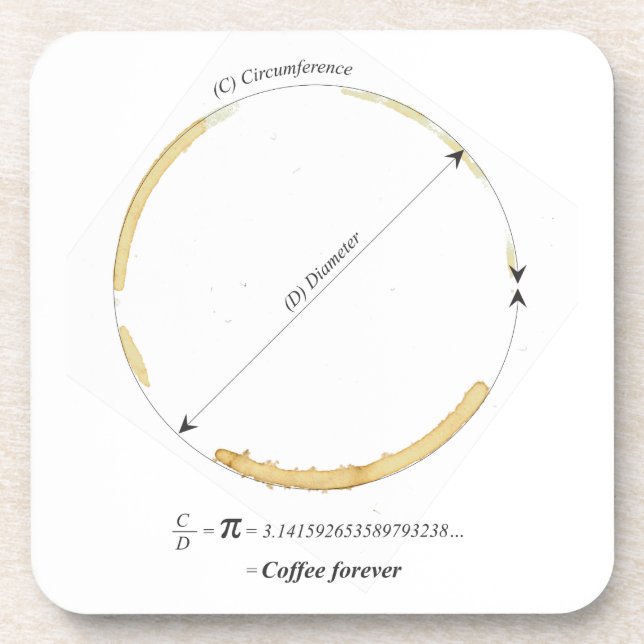 Kaffe für immer Untersetzer (Vorderseite)