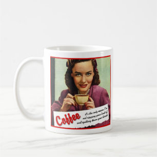 Kaffe reißt dir den Kopf ab Lustiger Becher Humor Kaffeetasse