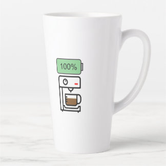 Kaffe-Sucht-Design Milchtasse