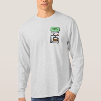 Kaffe-Sucht-Design T-Shirt