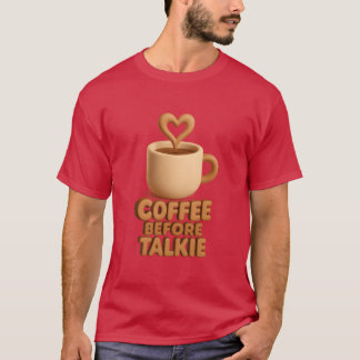 Kaffe Voralkie Herz Tasse Freunde T-Shirt