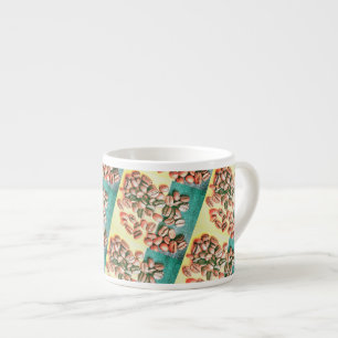 Kaffebohnen Gelb Grüne Textur Espressotasse