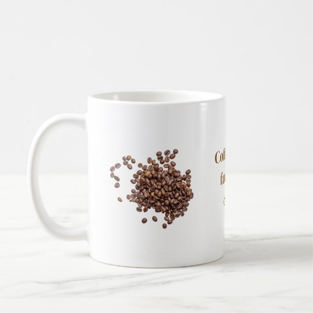 Kaffebohnen-Tasse Kaffeetasse (Links)