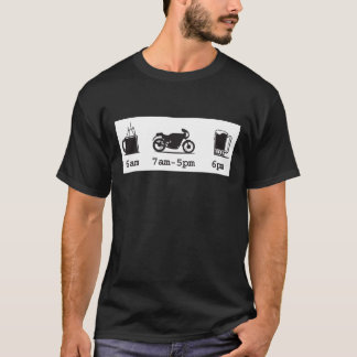 Kaffee, 2wheels u. Bier - für dunkle Shirts