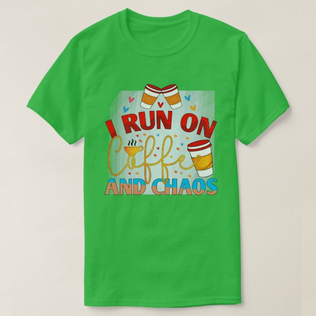 Kaffee 9 T-Shirt (Design vorne)
