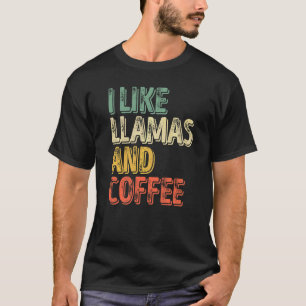 Kaffee Alpaca ich mag Llamas und Kaffee T-Shirt