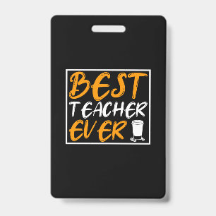 Kaffee Art Best Teacher jemals Ausweis