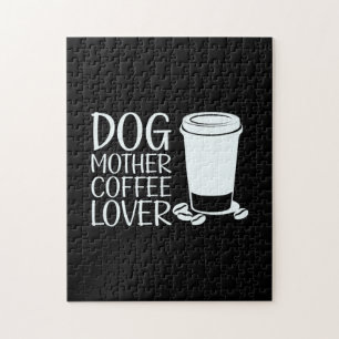 Kaffee Art Dog Mutter Kaffee Lover