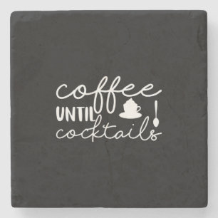 Kaffee Art Kaffee bis Cocktails Steinuntersetzer